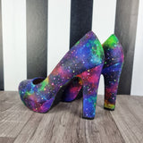 Rainbow Galaxy High heels