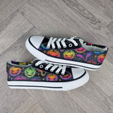 Neon Halloween women sneakers
