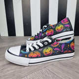 Neon Halloween women sneakers