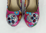 Pink Sugar Skull High heels