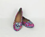 Pink Sugar Skull women dolly pumps