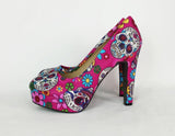 Pink Sugar Skull High heels
